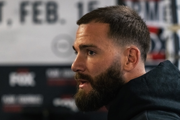 Photos Caleb Plant Grinds Hard For Canelo Alvarez Unification Boxing